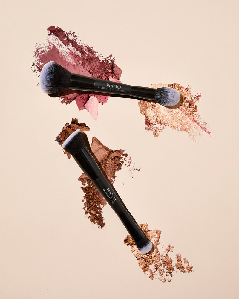 Double Ended Blush & Highlight Brush