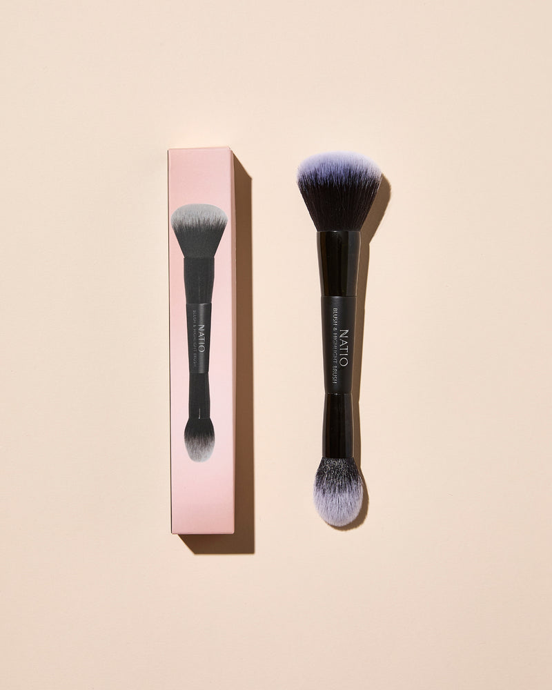 Double Ended Blush & Highlight Brush